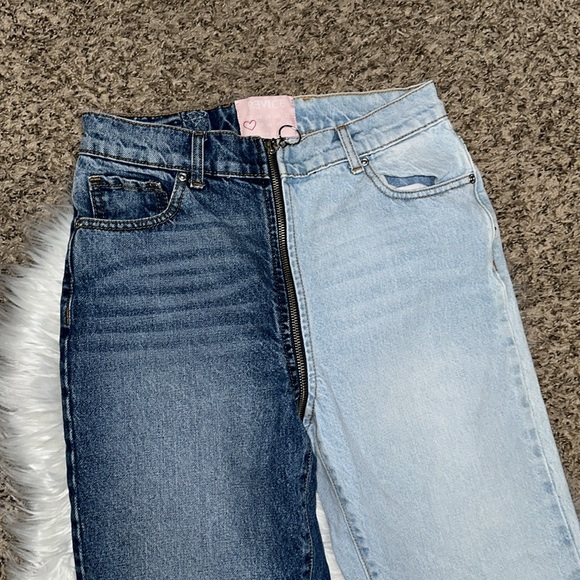 Revice Yin Yang Color-block Jeans - Picture 7 of 11